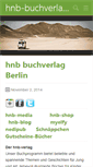 Mobile Screenshot of hnb-verlag.de