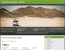 Tablet Screenshot of hnb-verlag.de